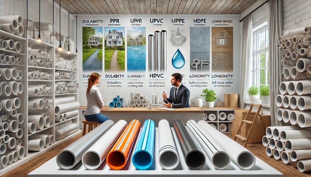 Ống cấp nước sinh hoạt nào bền và an toàn nhất?