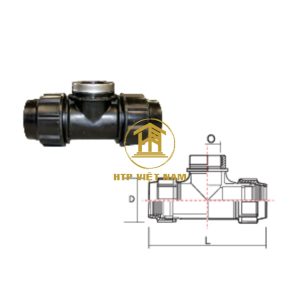 Tê 90° ren trong Thuận Phát HDPE Tees 90° Femade thread