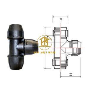 Tê đều 90° Thuận Phát HDPE Tees 90° Equal