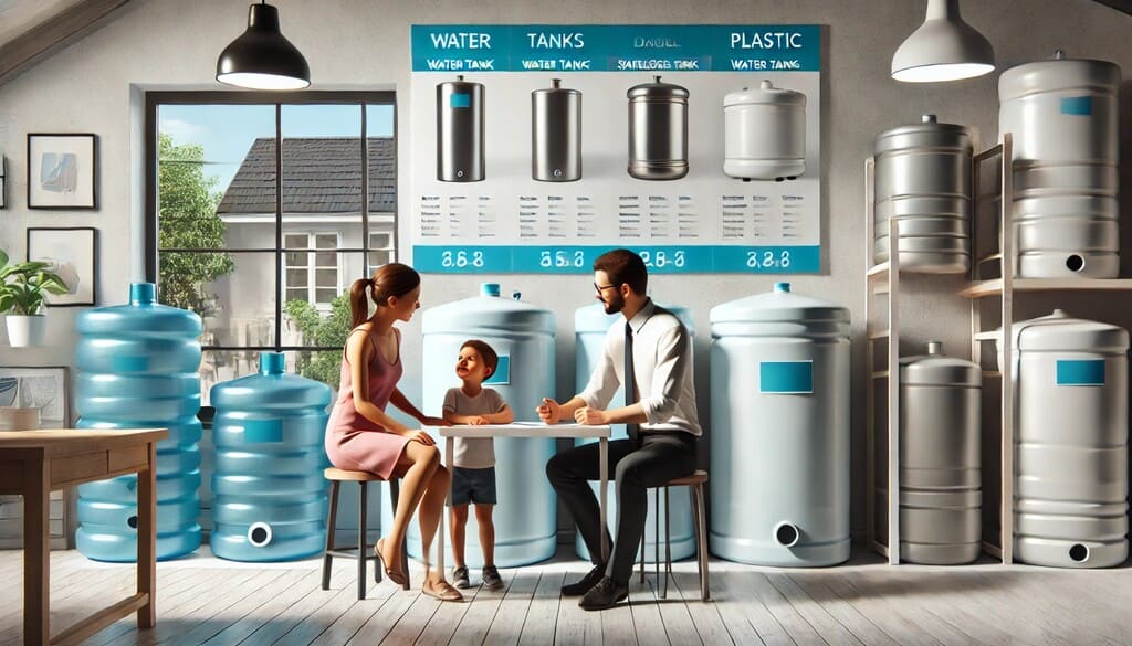 Tư vấn chọn bồn chứa nước phù hợp theo nhu cầu gia đình