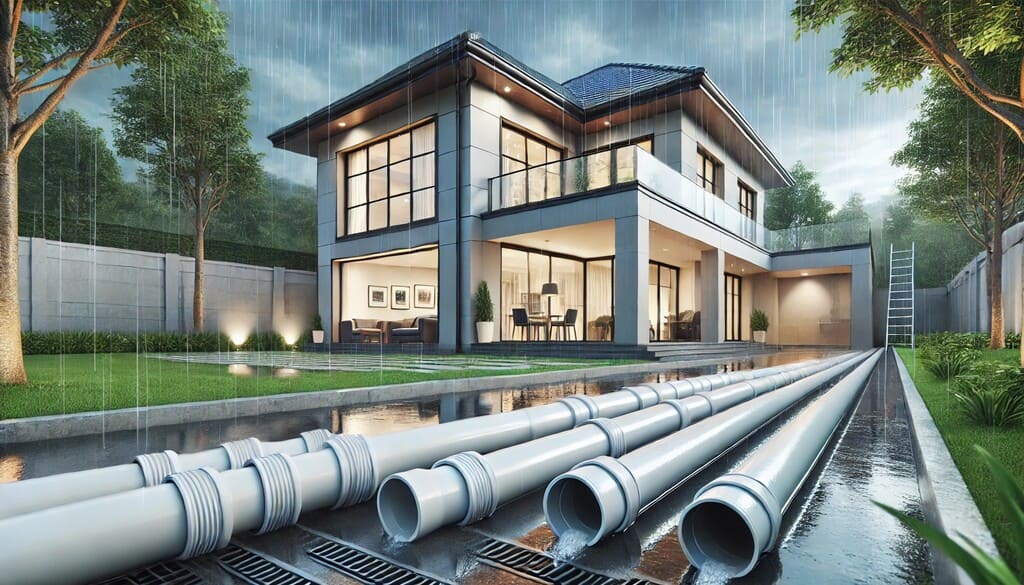 Có nên dùng ống uPVC cho hệ thống nước mưa?
