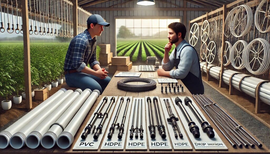 Loại ống nào phù hợp cho hệ thống tưới tiêu nông nghiệp?