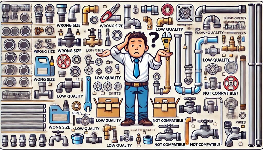 Những sai lầm khi mua vật tư ngành nước - Lỗi thường gặp