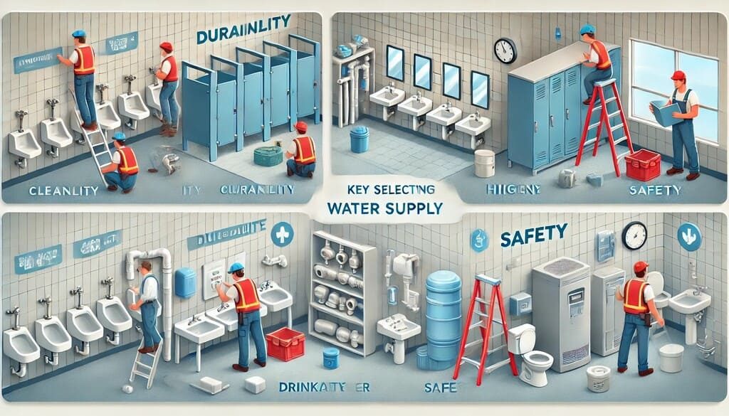 Chọn vật tư ngành nước cho trường học - Cần lưu ý gì?