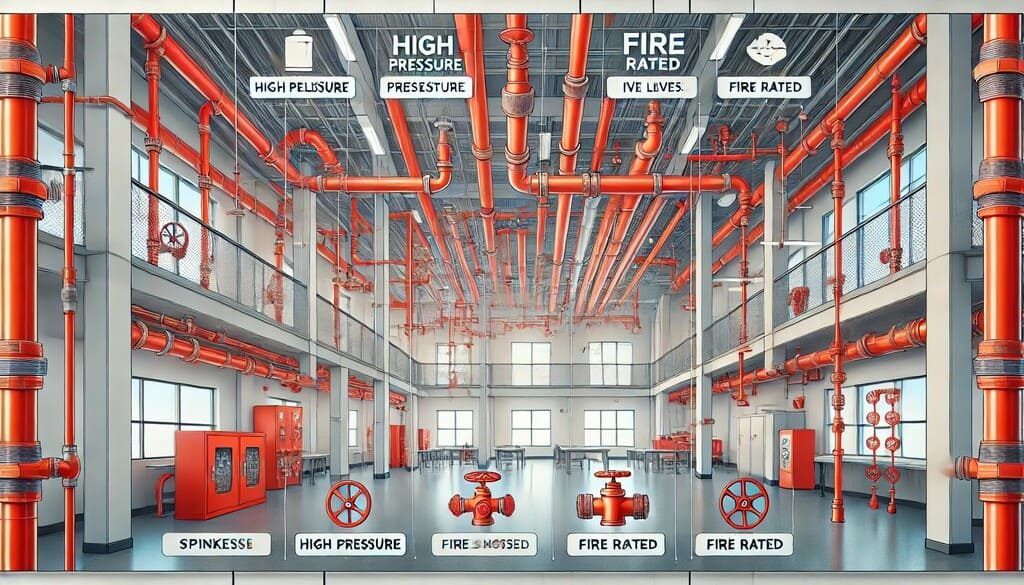 Vật tư PCCC - Nên chọn ống loại nào cho hệ thống chữa cháy?